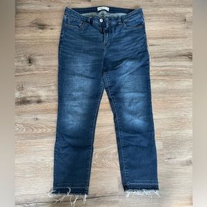A&F super skinny ankle mid-rise jeans